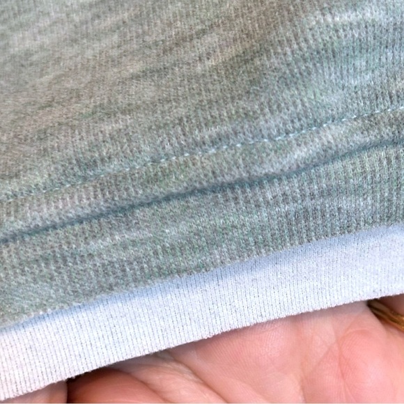 Johnny Was Calme Puff Sleeve Sweatshirt Sage XXL Plus Size - Picture 8 of 9